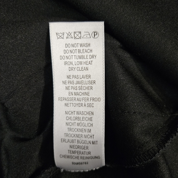 Adrianna Papell Flutter Chiffon Tiered Black One Shoulder Cocktail Dress - Picture 10 of 10